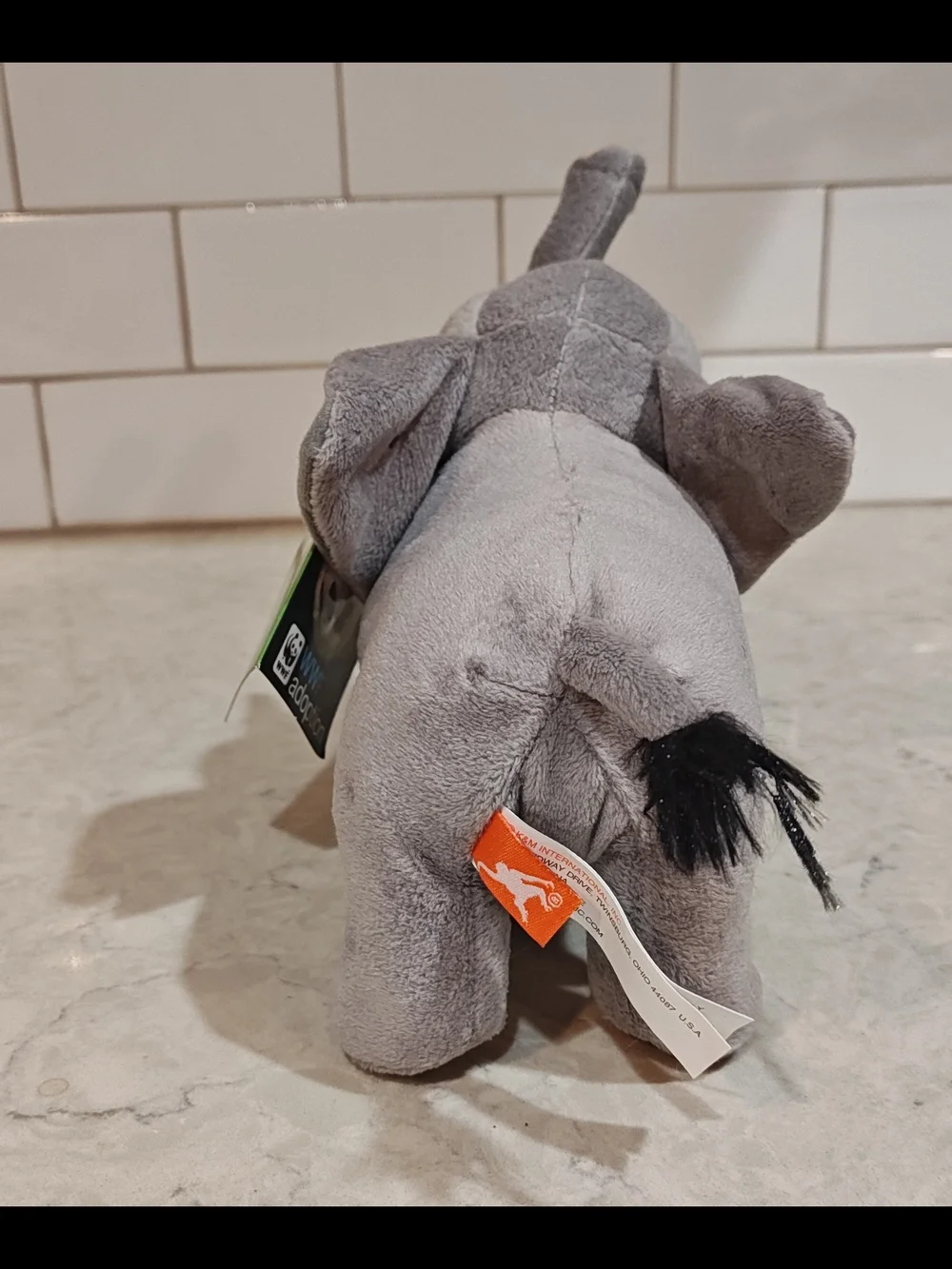 Wild Republic Elephant Trunk SOUND Stuffed Animal Realistic 8